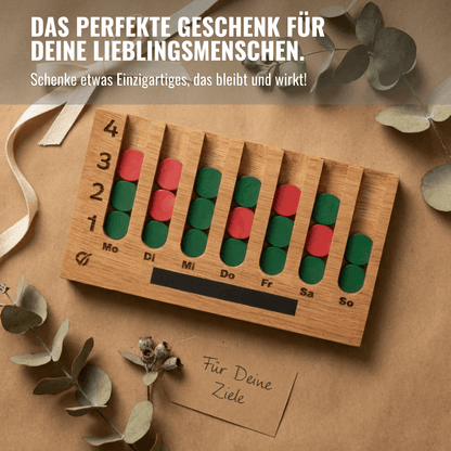 Habit Tracker aus Holz | GoalBalance
